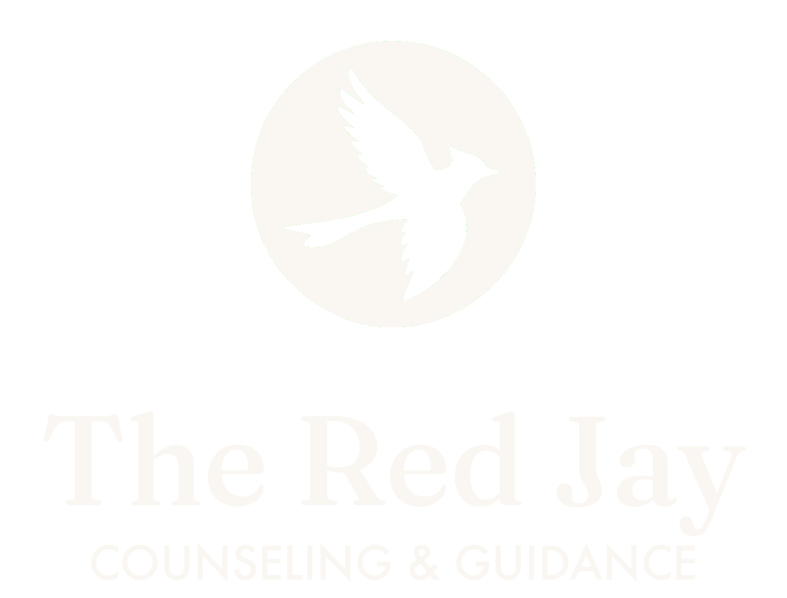 Stacked logo, ivory